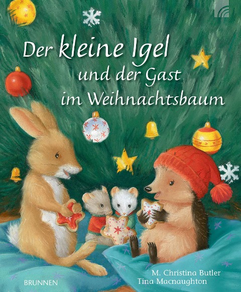 Der kleine Igel und der Gast im Weihnachtsbaum - M Christina Butler
