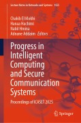 Cover-Bild zum Titel 'Progress in Intelligent Computing and Secure Communication Systems' von ''