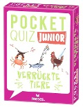 Cover-Bild zum Titel 'Pocket Quiz junior Verrückte Tiere' von 'Anke Küpper'