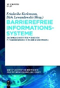 Cover-Bild zum Titel 'Barrierefreie Informationssysteme' von ''