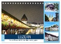 LUZERN Wo sich Reuss und Vierwaldstättersee begegnen (Tischkalender 2025 DIN A5 quer), CALVENDO Monatskalender - Wolfgang Gerstner