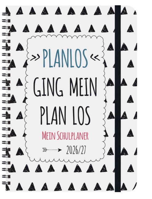 Schülerkalender Planlos 2026/2027 - 