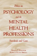 Cover-Bild zum Titel 'Ethics in Psychology and the Mental Health Professions' von 'Gerald P. Koocher, Patricia Keith-Spiegel'