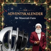 Cover-Bild zum Titel 'Der Adventskalender für Maserati-Fans' von 'Emma Wolf'