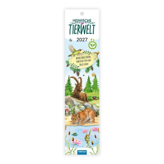 TRÖTSCH - Streifenkalender Mini Heimische Tierwelt 2027 - 