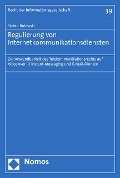 Cover-Bild zum Titel 'Regulierung von Internetkommunikationsdiensten' von 'Stefan Bulowski'