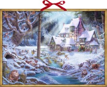 Cover-Bild zum Titel 'Wandkalender - Weihnachten auf dem Mühlenhof' von ''