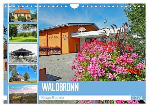 Waldbronn (Wandkalender 2024 DIN A4 quer), CALVENDO Monatskalender - Klaus Eppele