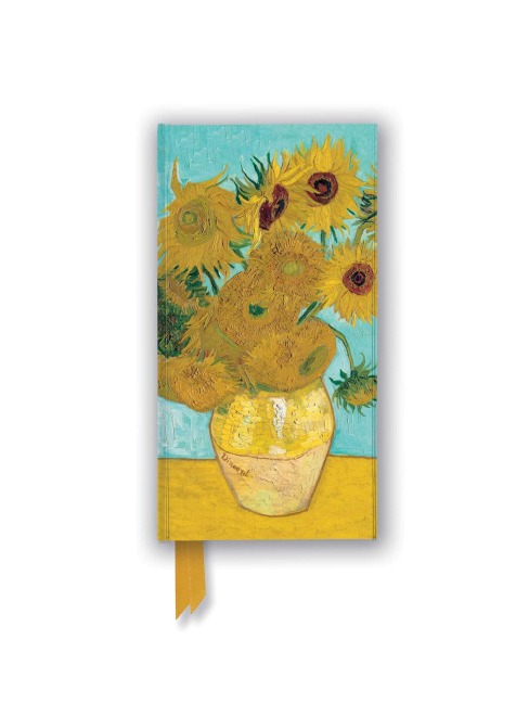 Vincent Van Gogh: Sunflowers (Foiled Slimline Journal) - 