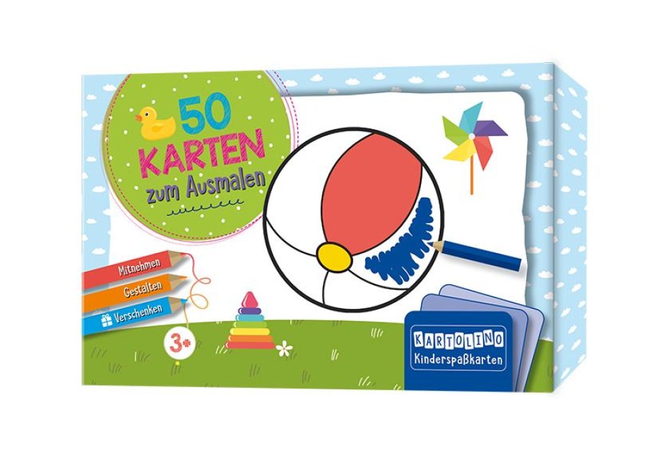 50 Karten zum Ausmalen - Erste Dinge - 