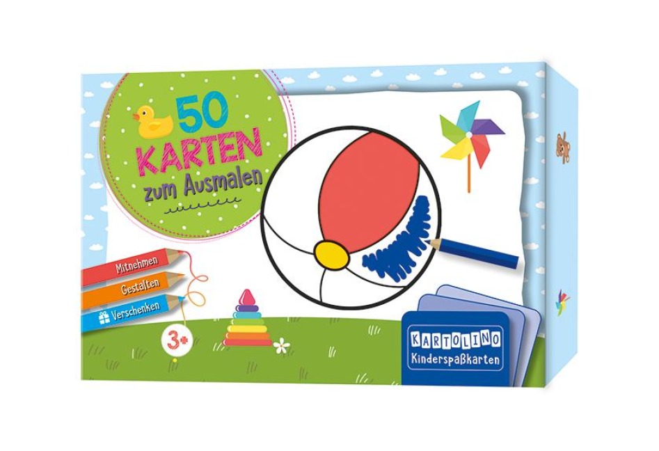 50 Karten zum Ausmalen - Erste Dinge - 