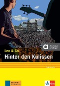 Cover-Bild zum Titel 'Hinter den Kulissen (Stufe 3). Buch + Online' von 'Elke Burger, Theo Scherling'