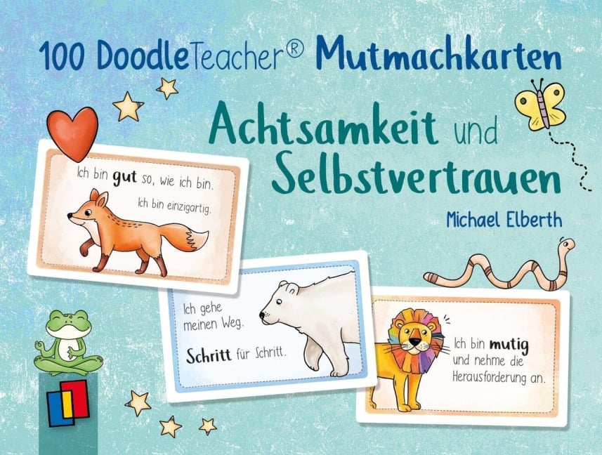 100 Doodleteacher Mutmachkarten - Achtsamkeit und Selbstvertrauen - Doodleteacher