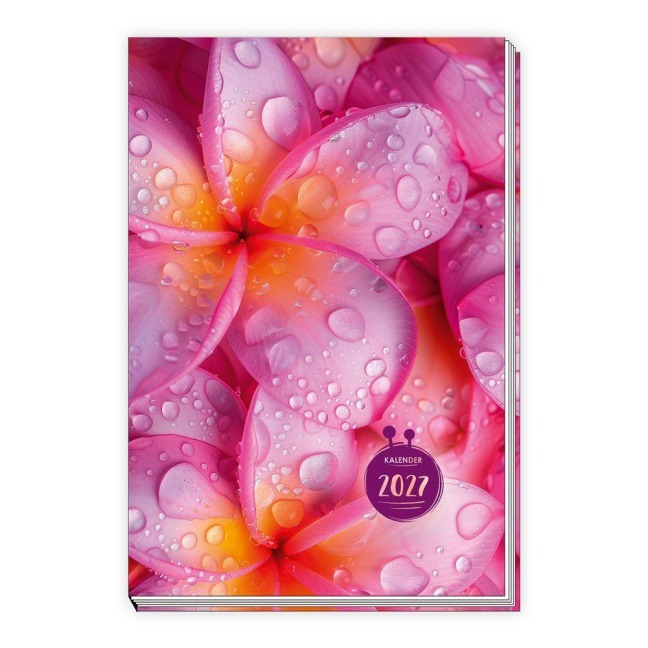 TRÖTSCH - Taschenkalender A6 Flowers 2027 - 