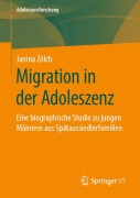 Cover-Bild zum Titel 'Migration in der Adoleszenz' von 'Janina Zölch'