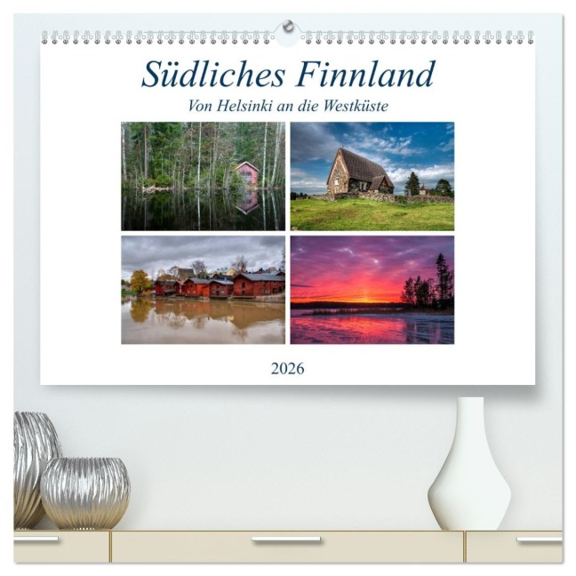 Südliches Finnland (hochwertiger Premium Wandkalender 2026 DIN A2 quer), Kunstdruck in Hochglanz - Peter Härlein