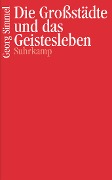 Cover-Bild zum Titel 'Die Großstädte und das Geistesleben' von 'Georg Simmel'