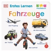 Cover-Bild zum Titel 'Erstes Lernen Puzzlebuch. Fahrzeuge' von 'DK Erstes Lernen'