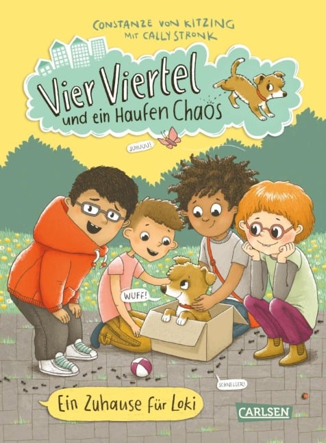 Vier Viertel und ein Haufen Chaos 1: Ein Zuhause für Loki - Constanze Von Kitzing, Cally Stronk