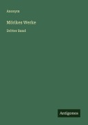 Cover-Bild zum Titel 'Mörikes Werke' von 'Anonym'