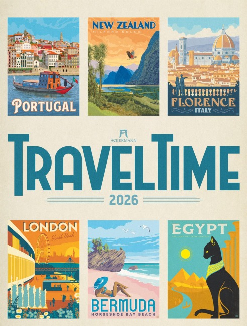 Travel Time Plakate-Kalender 2026 - 