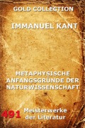 Cover-Bild zum Titel 'Metaphysische Anfangsgründe der Naturwissenschaft' von 'Immanuel Kant'