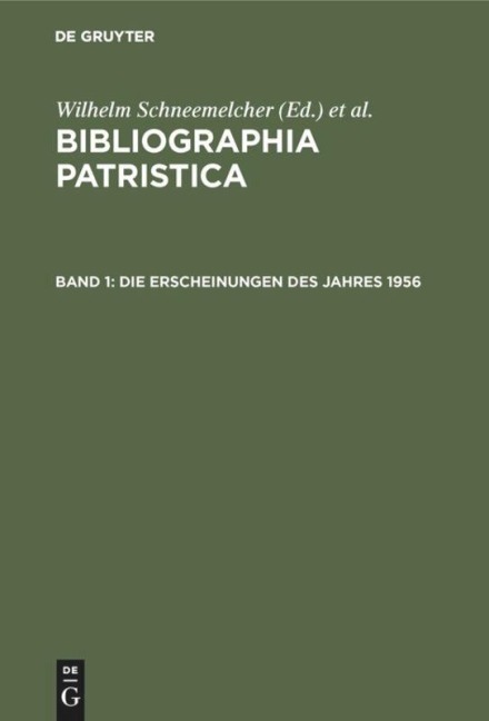 Die Erscheinungen des Jahres 1956 - 