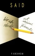 Cover-Bild zum Titel 'Wo ich sterbe ist meine Fremde' von 'Said'