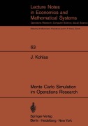 Cover-Bild zum Titel 'Monte Carlo Simulation im Operations Research' von 'Juerg Kohlas'