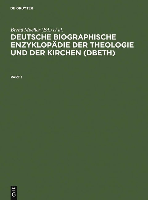 Deutsche Biographische Enzyklopädie der Theologie und der Kirchen (DBETh) - 