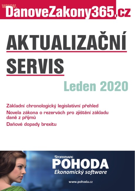 Danové zákony 2020 - Aktualizacní servis LEDEN - Newsletter Vydavatelství