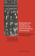 Cover-Bild zum Titel 'Biographisches Handbuch zur Geschichte der Kommunistischen Internationale' von ''