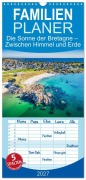 Cover-Bild zum Titel 'Familienplaner 2027 - Die Sonne der Bretagne - Zwischen Himmel und Erde mit 5 Spalten (Wandkalender, 21 x 45 cm) CALVENDO' von 'Alain Gaymard'