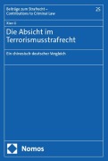 Cover-Bild zum Titel 'Die Absicht im Terrorismusstrafrecht' von 'Xiao Li'
