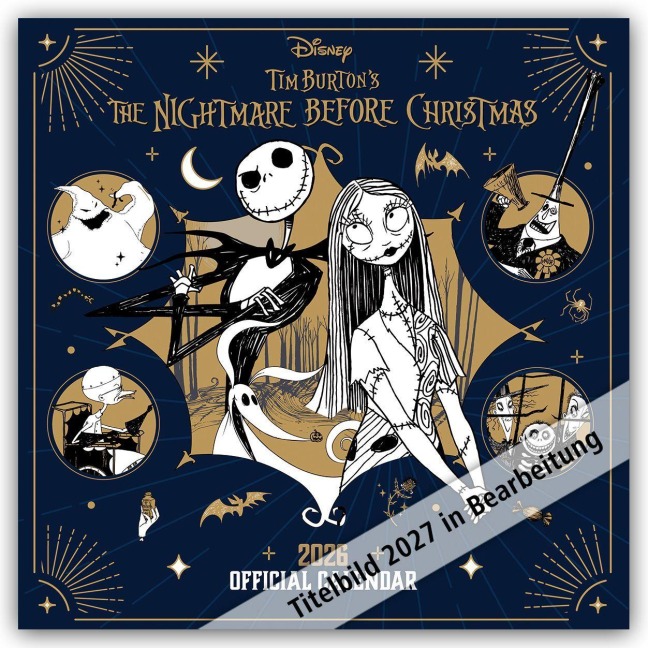 Tim Burton's The Nightmare before Christmas - Offizieller Kalender 2026 - 