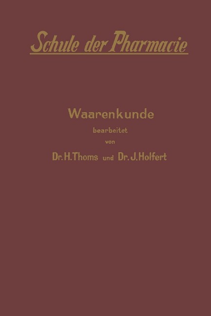 Schule der Pharmacie - 