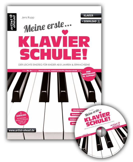 Meine erste Klavierschule inkl. Audio-CD! - Jens Rupp