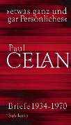Cover-Bild zum Titel '»etwas ganz und gar Persönliches«' von 'Paul Celan'