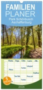 Cover-Bild zum Titel 'Familienplaner 2026 - Park Schönbusch Aschaffenburg mit 5 Spalten (Wandkalender, 21 x 45 cm) CALVENDO' von 'Saschahaas Photography'