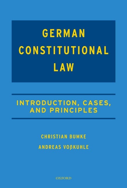 German Constitutional Law - Christian Bumke, Andreas Voßkuhle