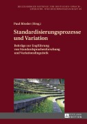 Cover-Bild zum Titel 'Standardisierungsprozesse und Variation' von ''