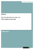 Cover-Bild zum Titel 'Das Sokratische Gespräch im Philosophieunterricht' von 'Anna S.'