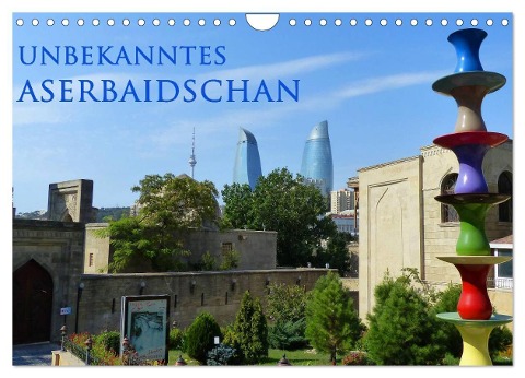 Unbekanntes Aserbaidschan (Wandkalender 2024 DIN A4 quer), CALVENDO Monatskalender - Michaela Schiffer