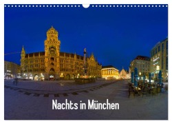 Cover-Bild zum Titel 'Nachts in München (Wandkalender 2025 DIN A3 quer), CALVENDO Monatskalender' von 'Dimo Tabken'