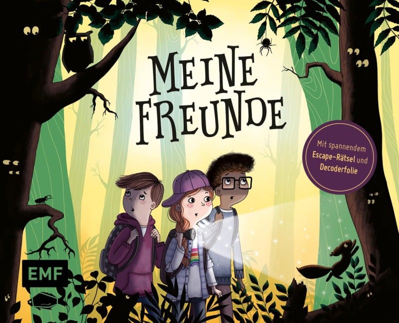 Meine Freunde - Das Freundebuch mit schaurig-spannendem Escape-Rätsel - 