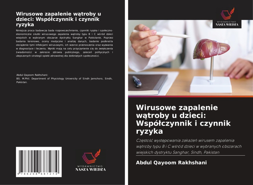 Wirusowe zapalenie w¿troby u dzieci: Wspó¿czynnik i czynnik ryzyka - Abdul Qayoom Rakhshani
