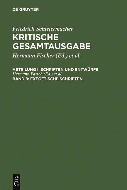 Exegetische Schriften - 