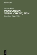 Cover-Bild zum Titel 'Menschsein, Wirklichkeit, Sein' von 'Jeanne Hersch'