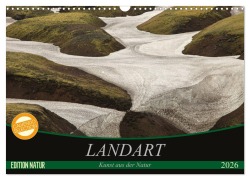 Cover-Bild zum Titel 'Landart - Kunst aus der Natur (Wandkalender 2026 DIN A3 quer), CALVENDO Monatskalender' von ''