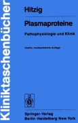 Cover-Bild zum Titel 'Plasmaproteine' von 'Walter H. Hitzig'